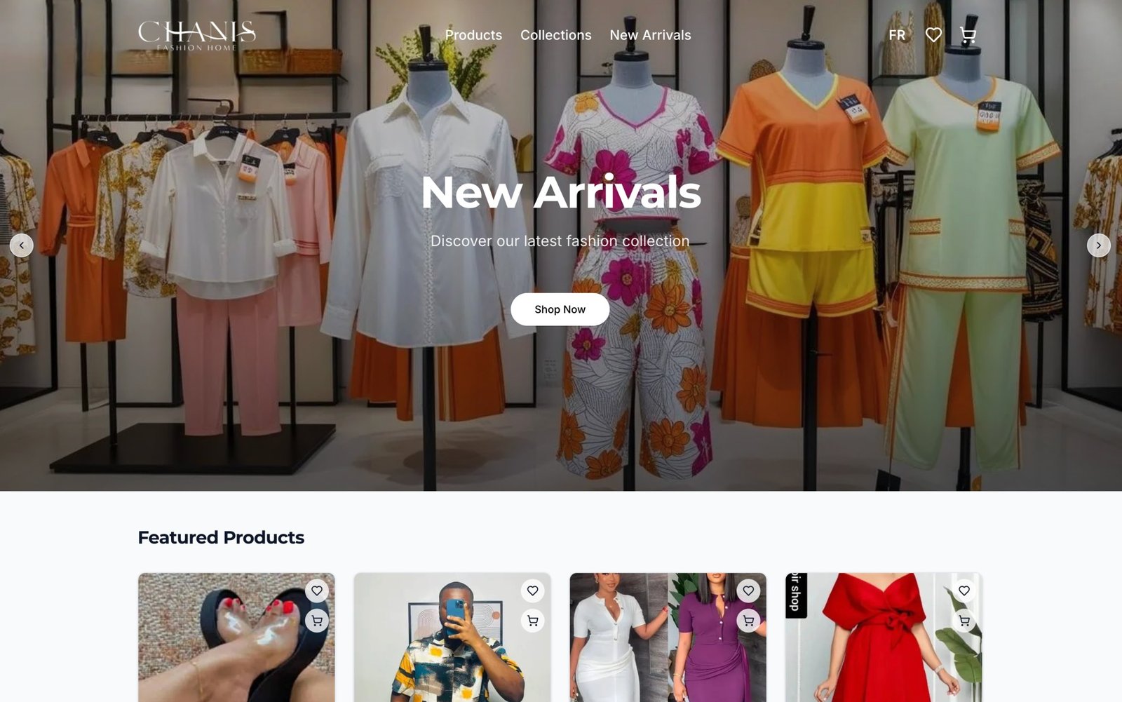 Chanis Fashion Home — Online Store