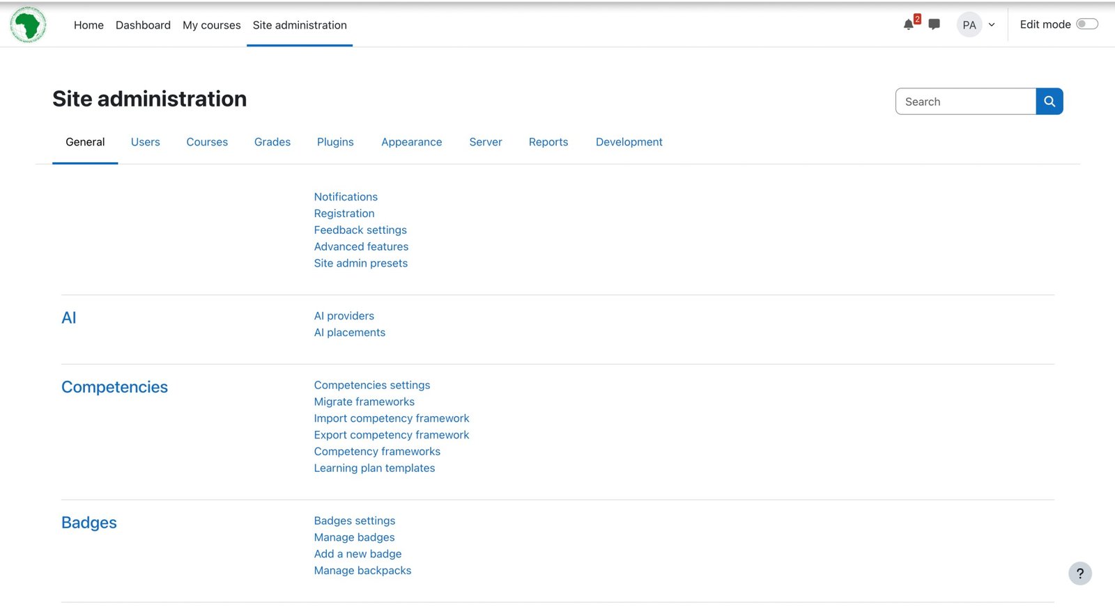 Plateforme e-learning de PAID-ESA - Image 1