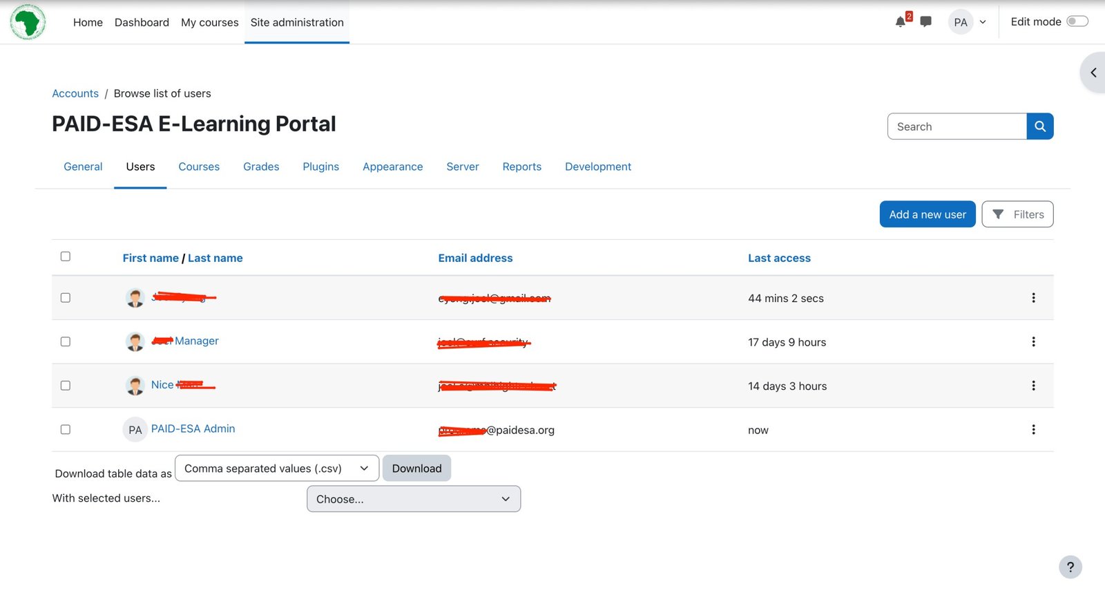Plateforme e-learning de PAID-ESA - Image 2