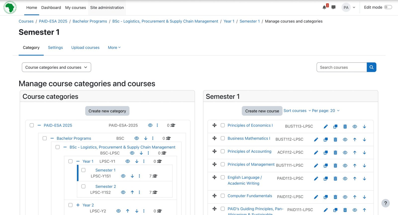 Plateforme e-learning de PAID-ESA - Image 3