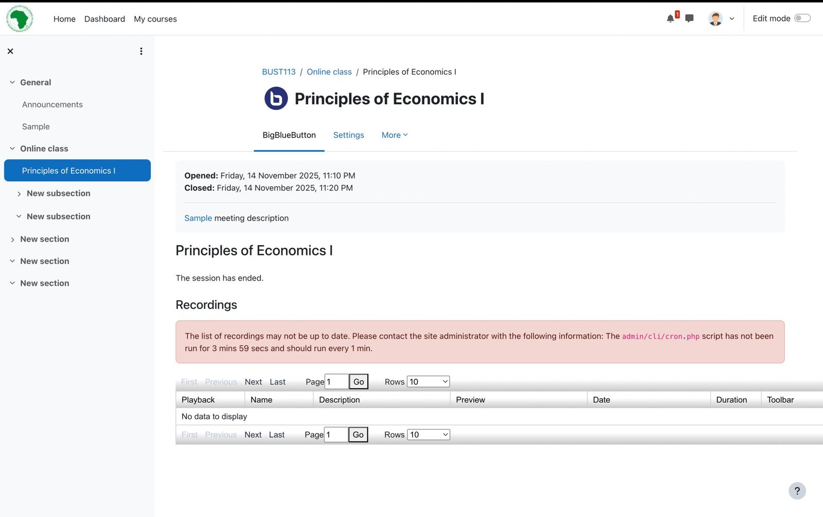 Plateforme e-learning de PAID-ESA - Image 4