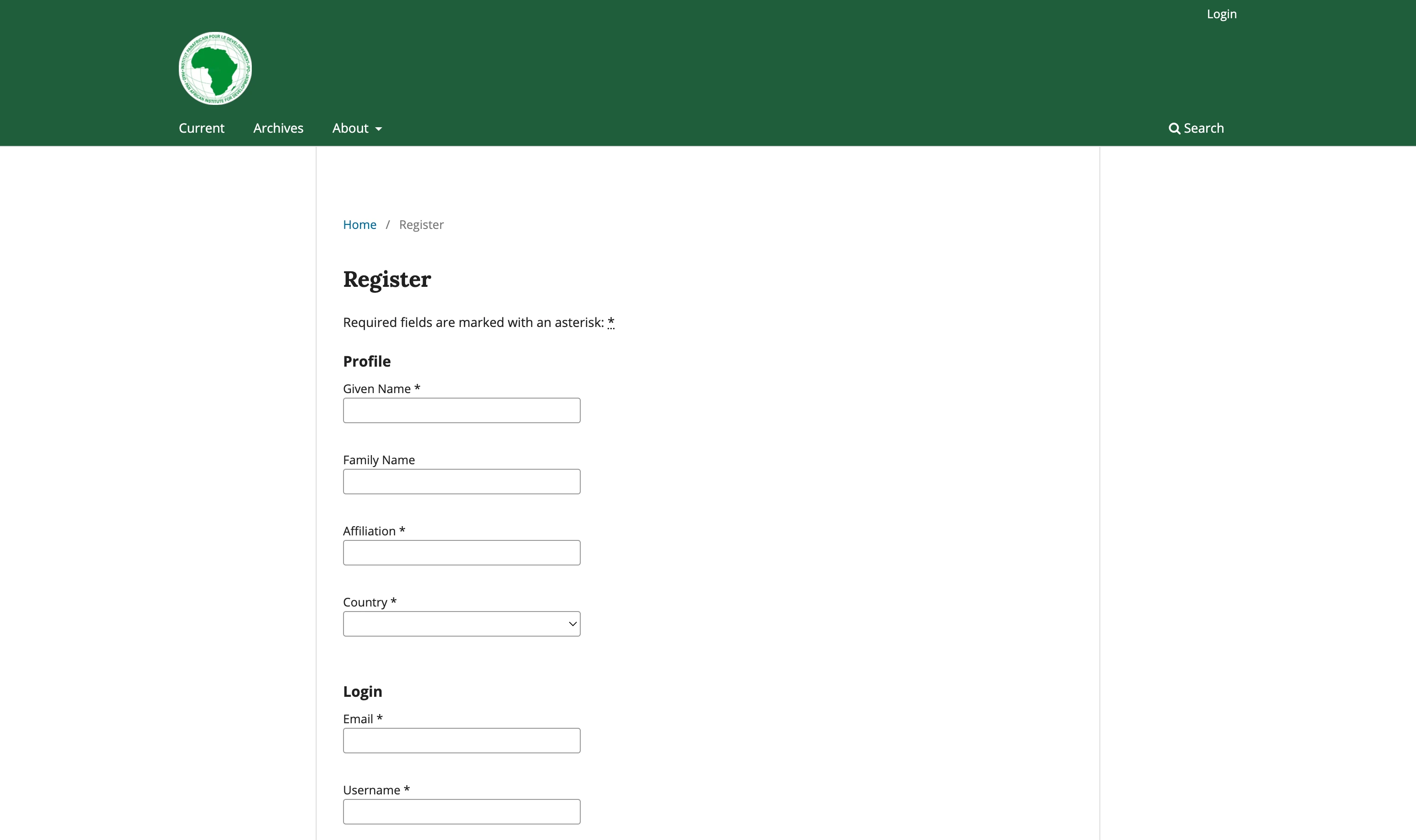 Plateforme de revue academique PAID-ESA - Image 1