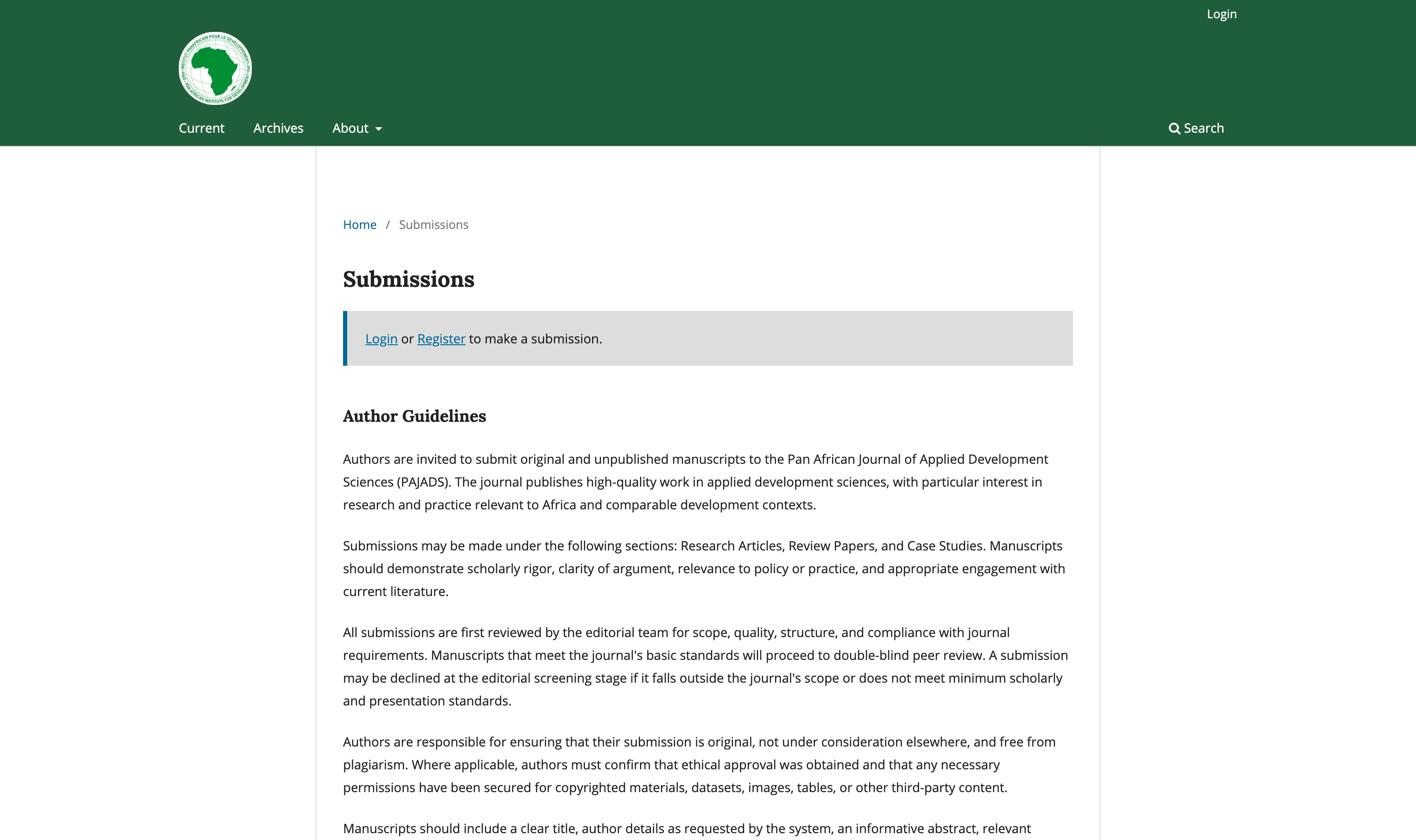 Plateforme de revue academique PAID-ESA - Image 3